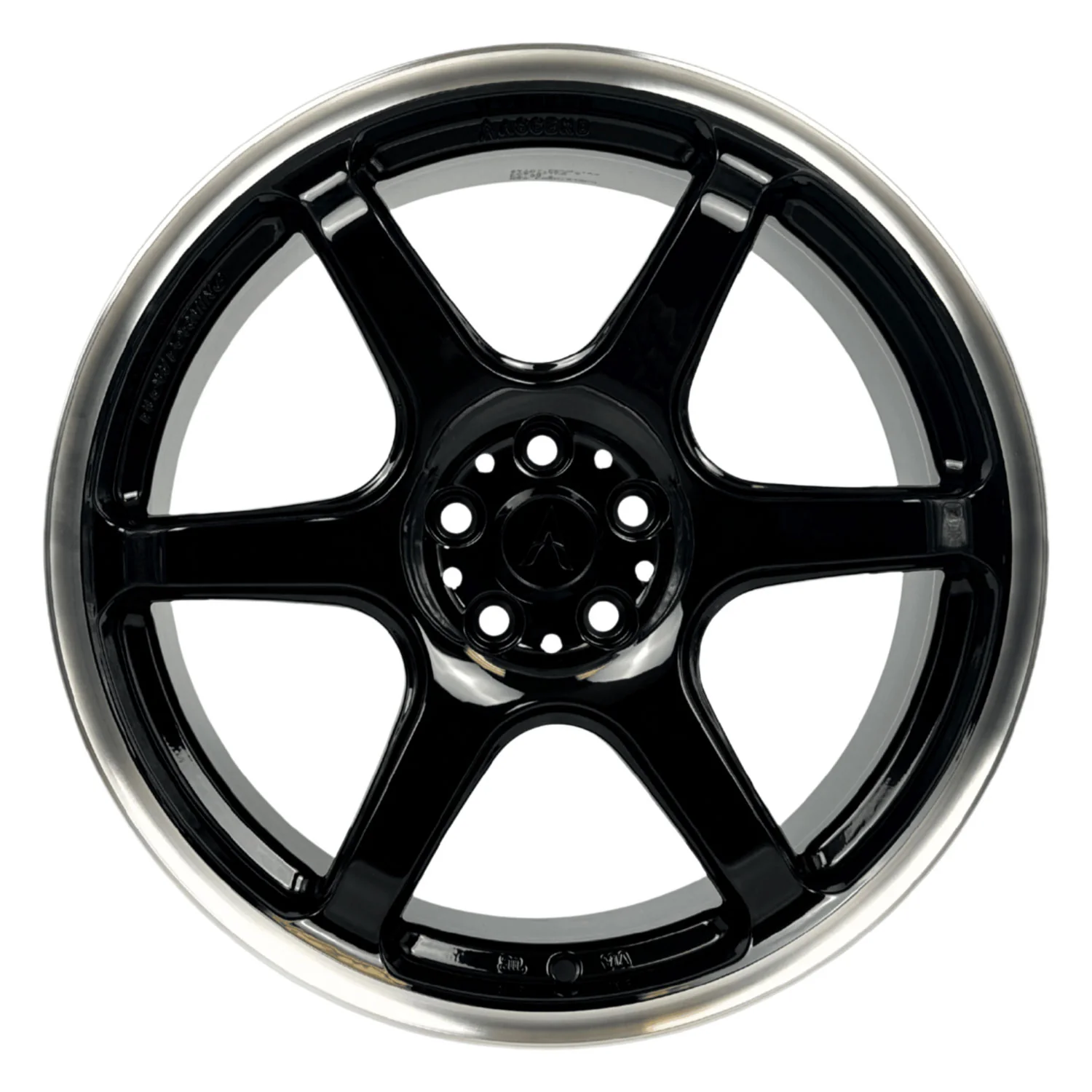 ASCEND Wheels FR04 - AKINA Alloy Wheel (Gloss Black w/ Machined Edge) — 18" - Image 2