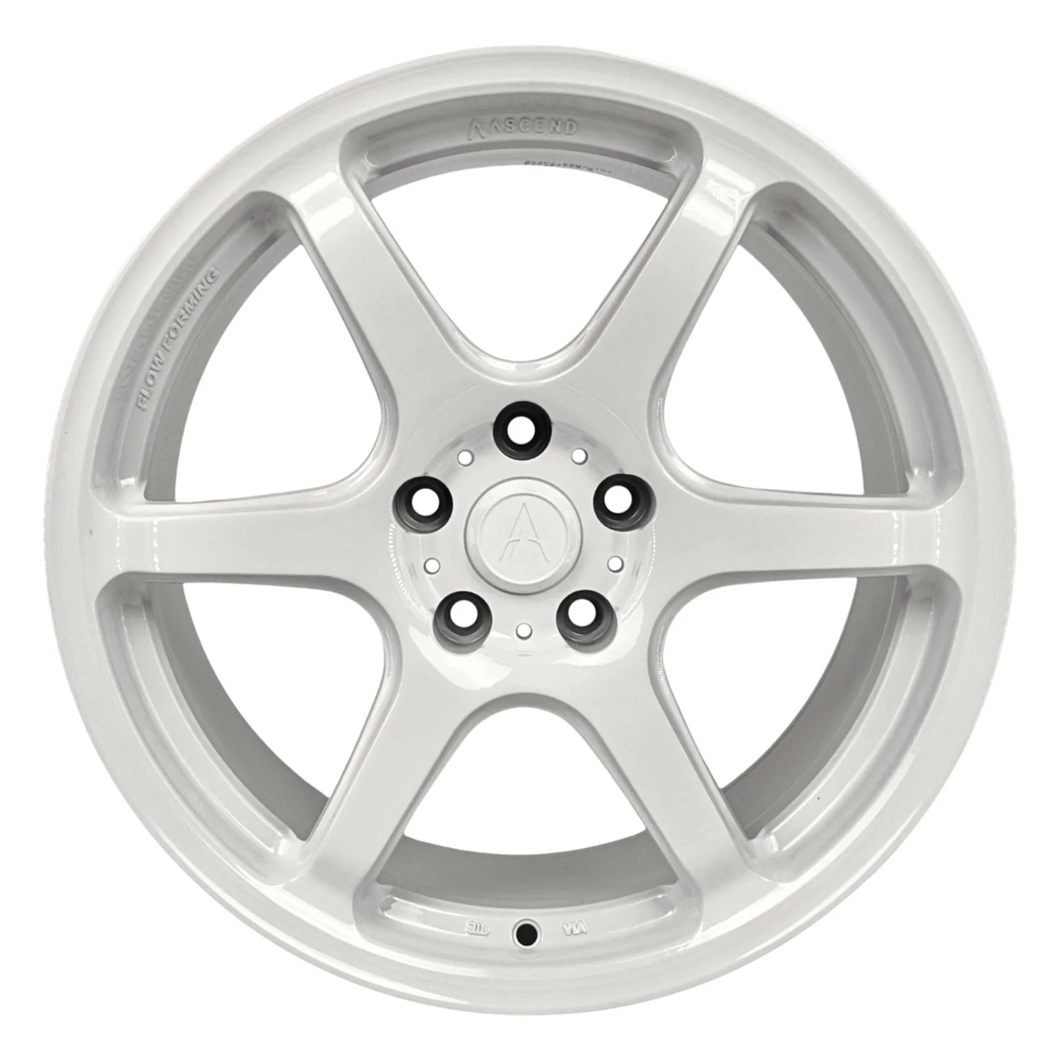 ASCEND Wheels FR04 - AKINA Alloy Wheel (Gloss White) — 18" - Image 2