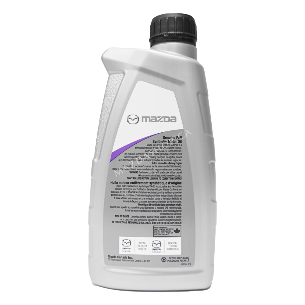 Engine Oil, Full Synthetic | Mazda (SAE 5W-30) - Image 2