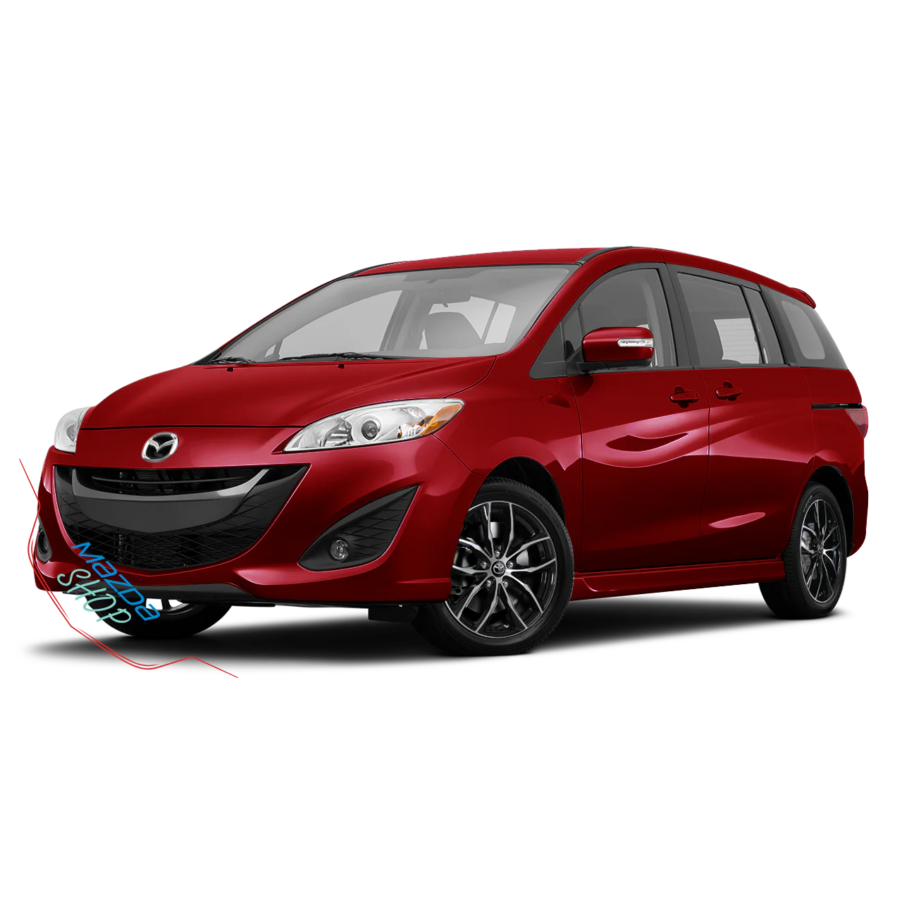 Mazda M011 Alloy Wheel (Gloss Black & Machined Face) — 16", 17", 18", 19" | Full Set of Four [BLEMISHED] - Image 10