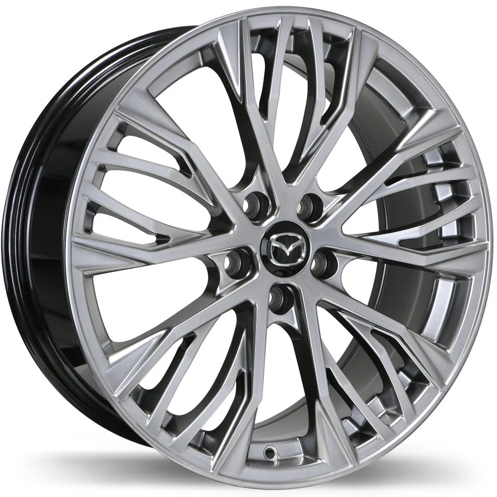 Mazda M014 Alloy Wheel (Dark Hyper Silver) — 18", 19" | Full Set of Four [BLEMISHED]