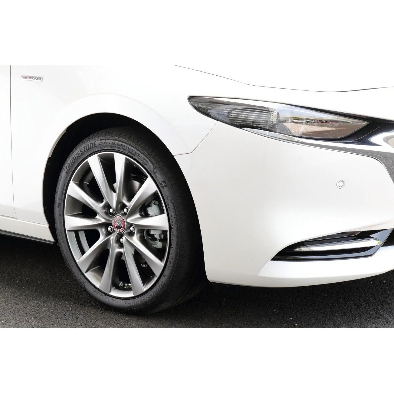 Mazda3 OEM Alloy Wheel, Design 169A [Light Grey, High-Lustre (Bright/Brilliant Silver Finish)] — 18" | Mazda3 Sedan (2020-2025) - Image 3