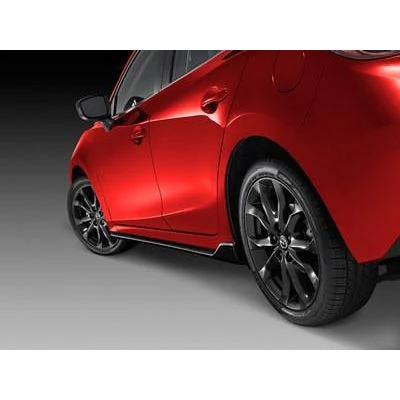 Aero Kit - Side Sills (Brilliant Black) | Mazda3 Sedan & Hatchback (2014-2016) - Image 4