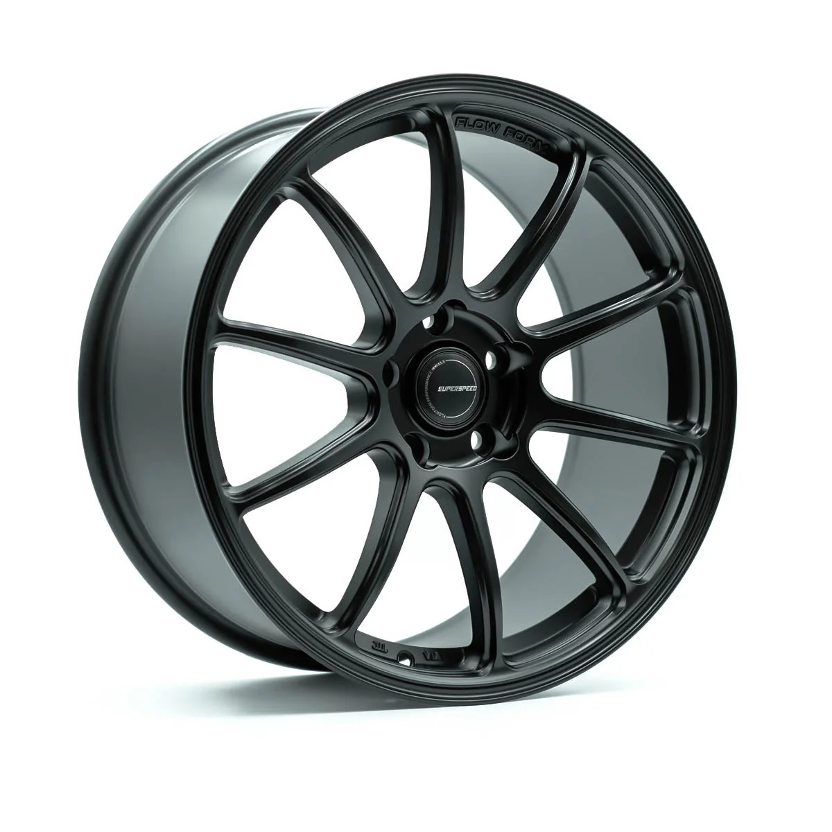 Superspeed FlowForm RF03RR Alloy Wheel (Matte Black) — 18"