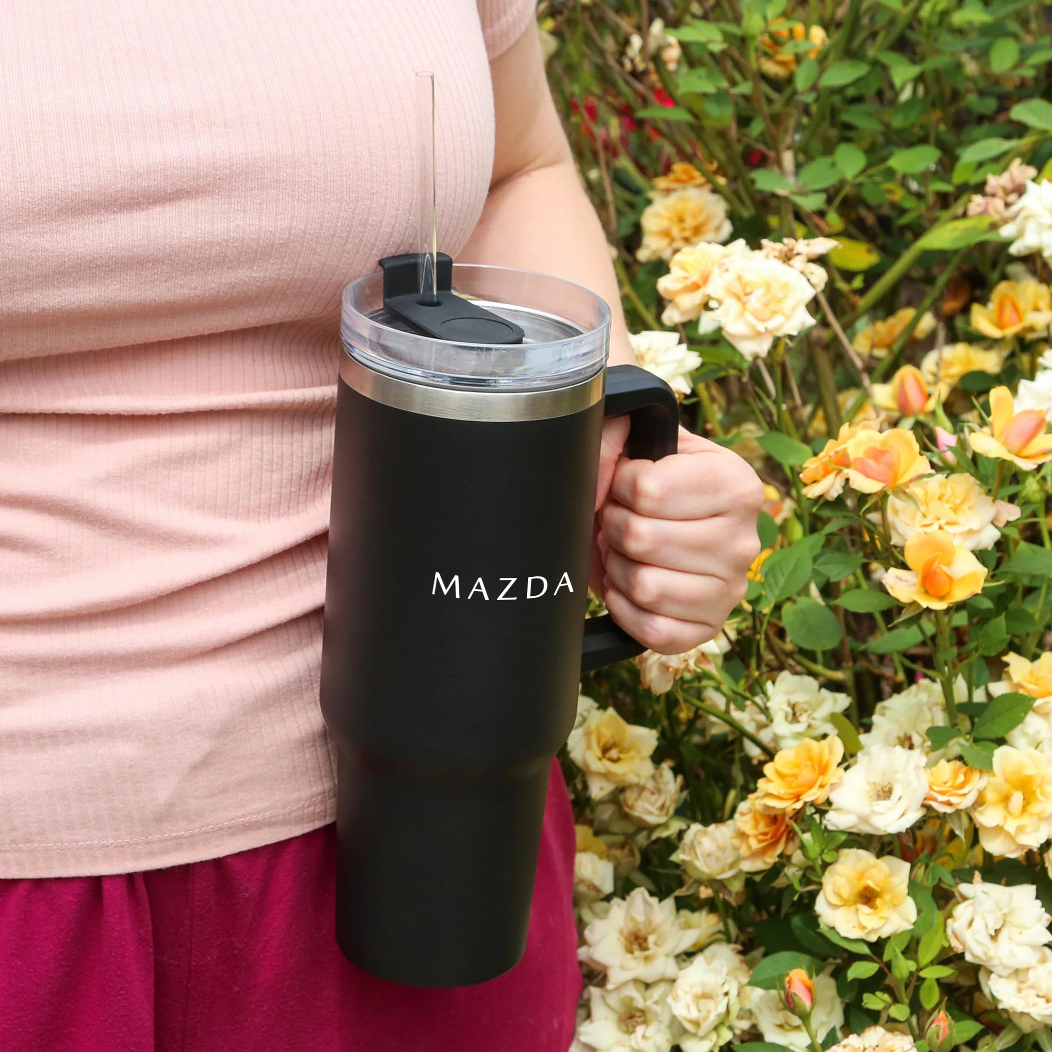 Tumbler — 40 oz. Peak Biggie (Black) | Mazda × Glacier - Image 10