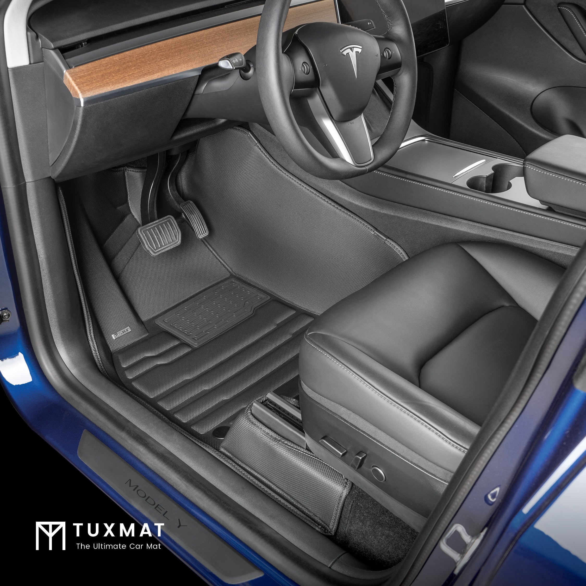 TuxMat Floor Mats (1st, 2nd & 3rd Rows) | Tesla Model Y [7-Seater] (2020-2024) - Image 2