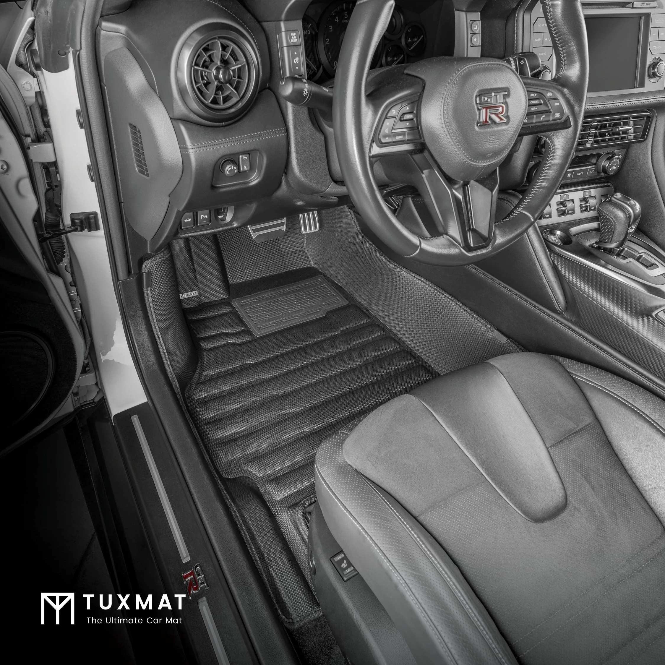 TuxMat Floor Mats (Front & Rear) | Nissan GT-R (2008-2024) - Image 2