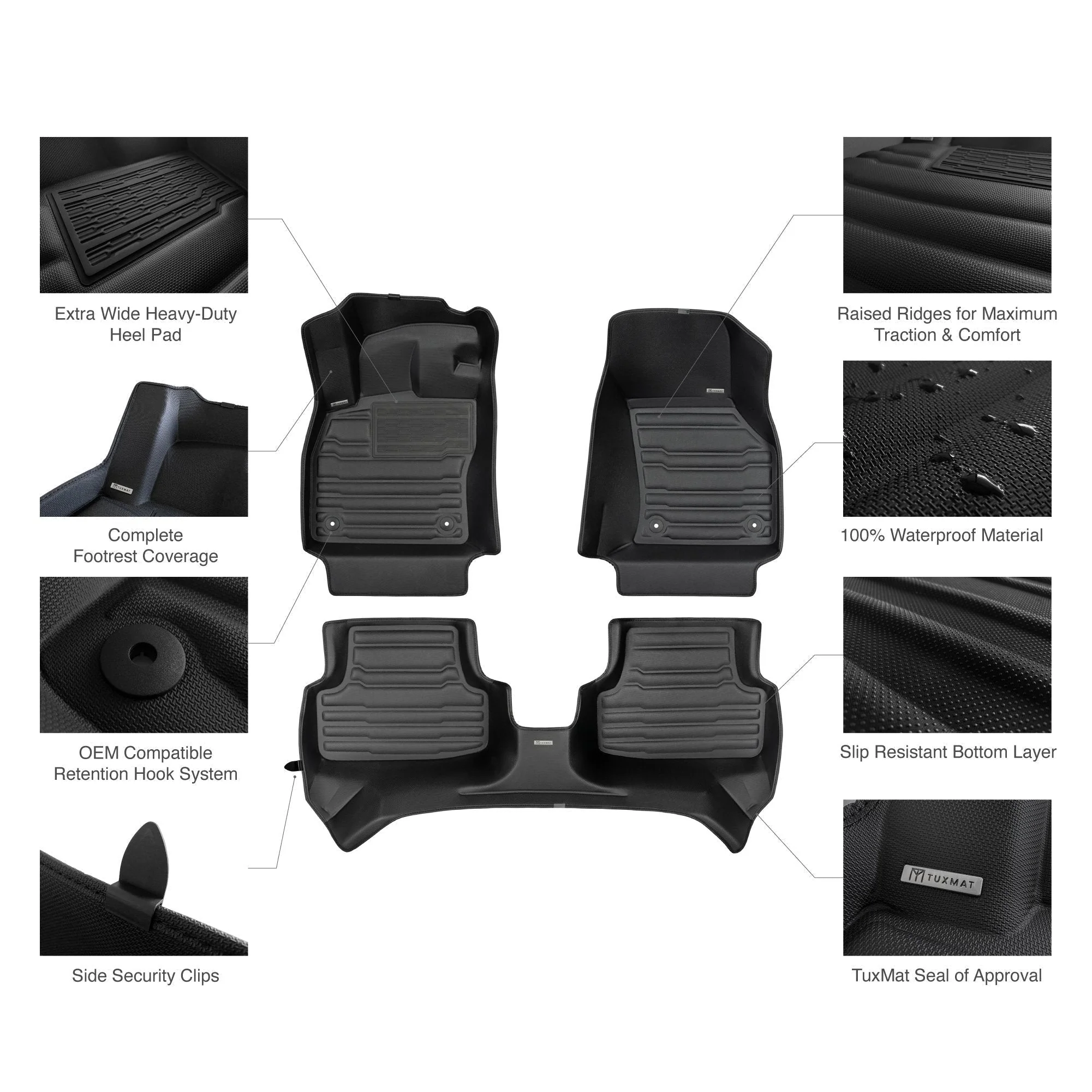 TuxMat Floor Mats (Front & Rear) | Subaru BRZ (2022-2025) - Image 6