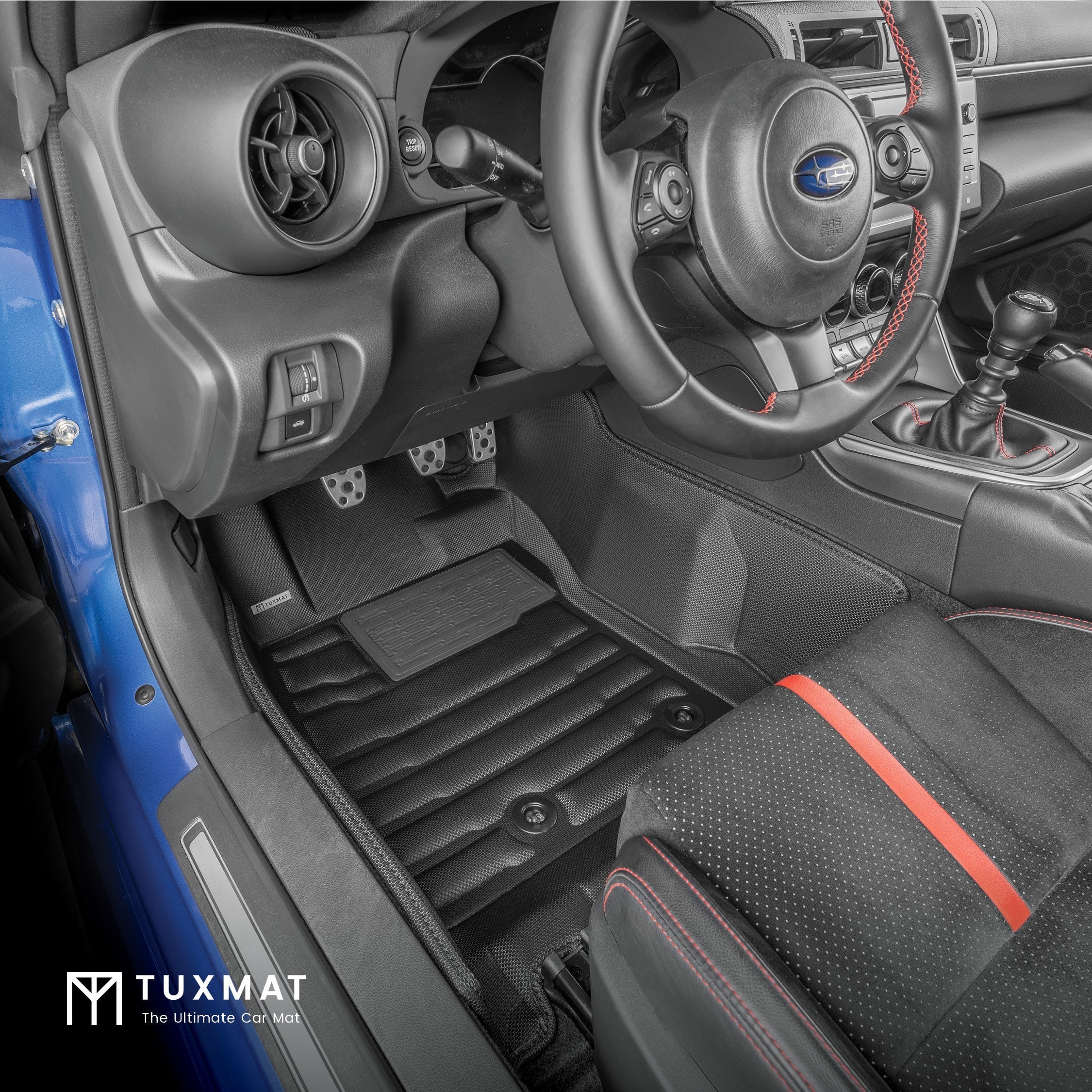 TuxMat Floor Mats (Front & Rear) | Toyota GR86 (2022-2025) - Image 2